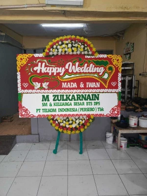 Papan Bunga di Kawasan Scbd