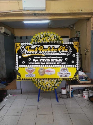 Papan Bunga di Kawasan Scbd