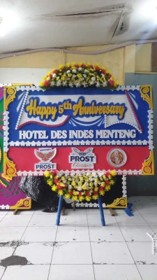 Papan Bunga di Kawasan Scbd