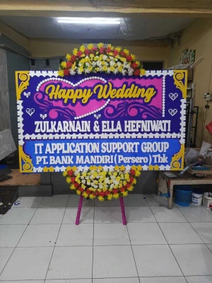 Papan Bunga di Kawasan Scbd