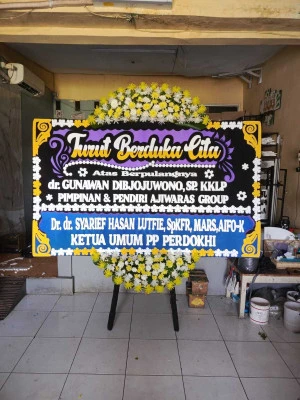Papan Bunga di Kawasan Scbd